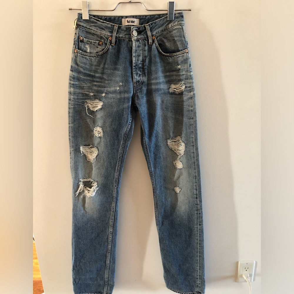 ACNE jeans Generic Girl Ripped denim size 26